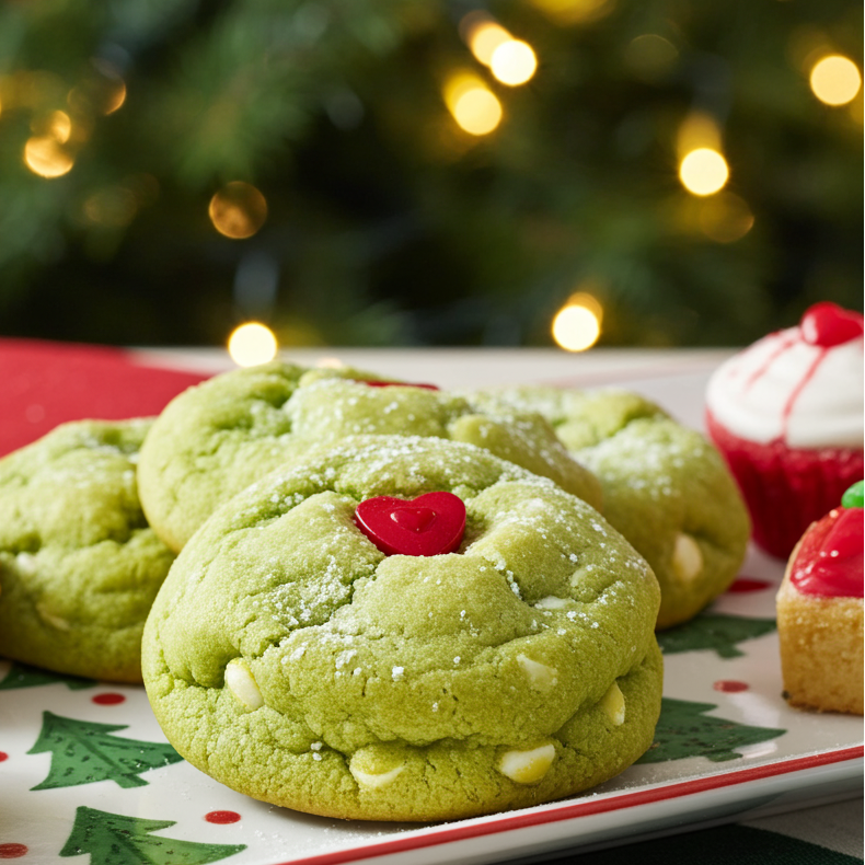 Grinch Cookie (Holiday Cookie)