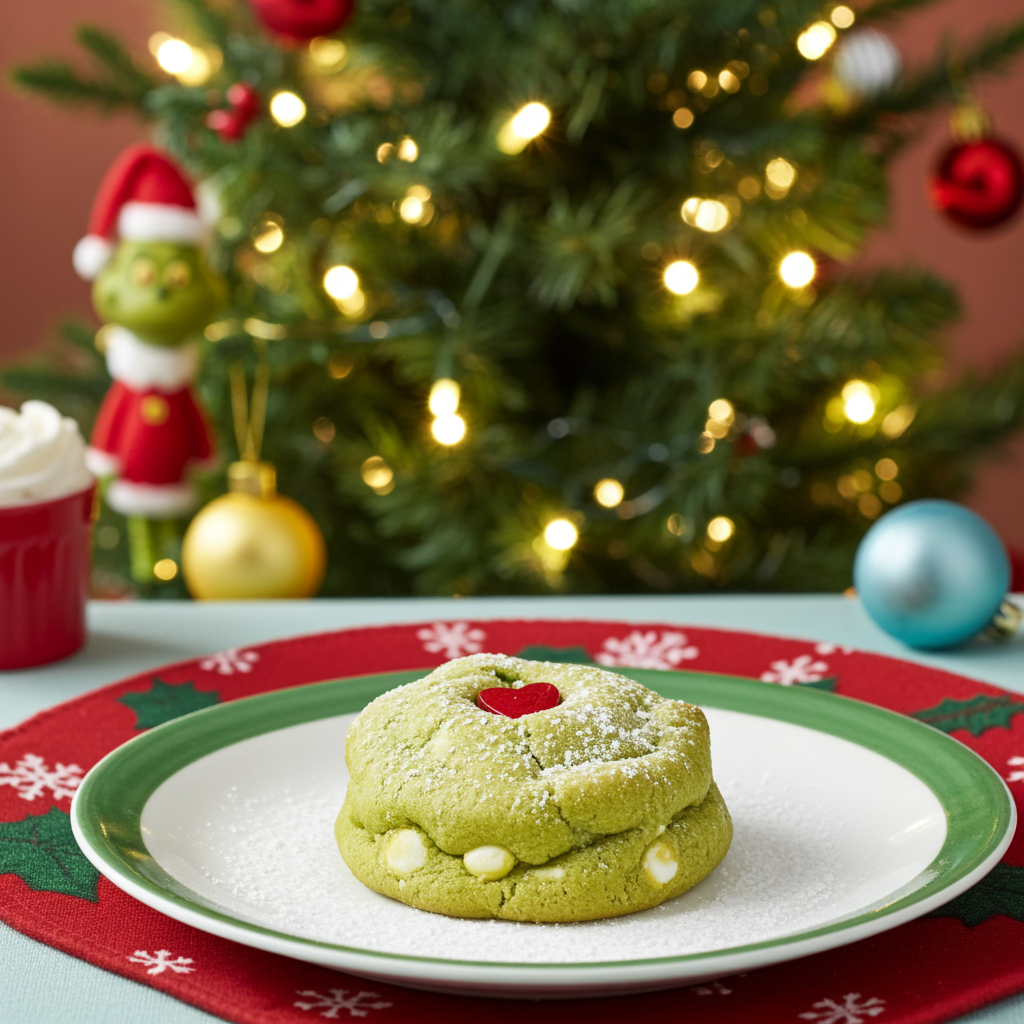 Grinch Cookie (Holiday Cookie)